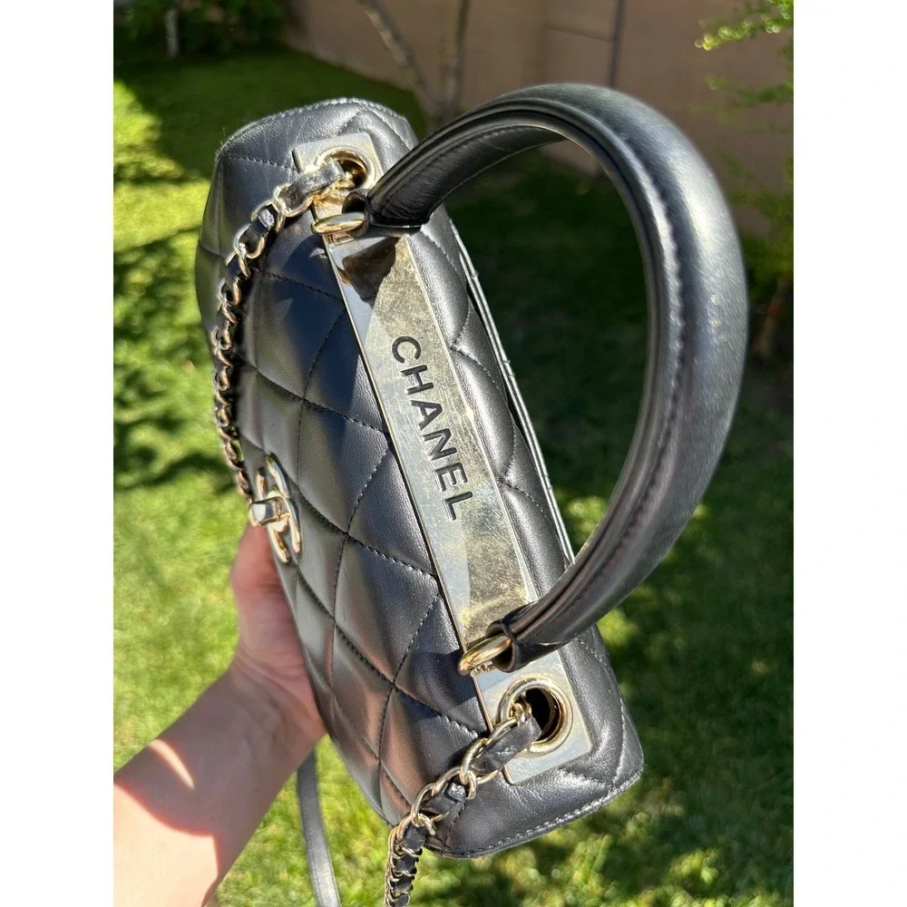Chanel Trendy small size black with gold hardware series 27